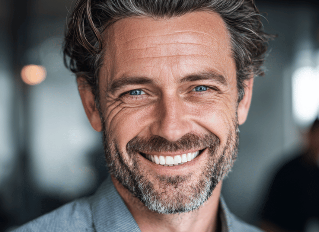 Smiling professional portrait related to Davos final day discussions