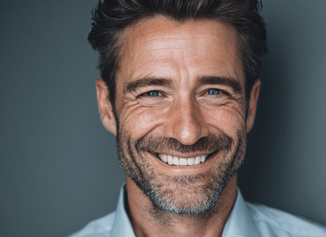 A smiling professional man