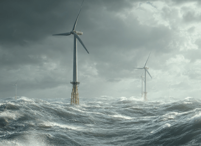 Wind turbines representing energy themes discussed at Davos WEF