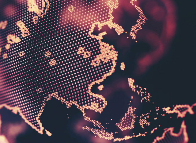 World maps and global perspective at Davos