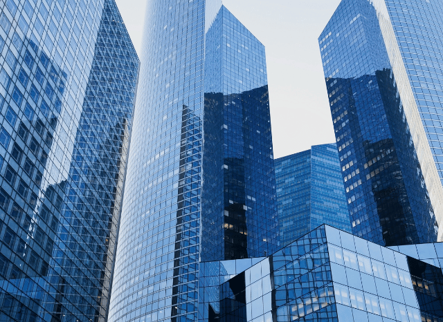 Corporate power and global influence symbolism