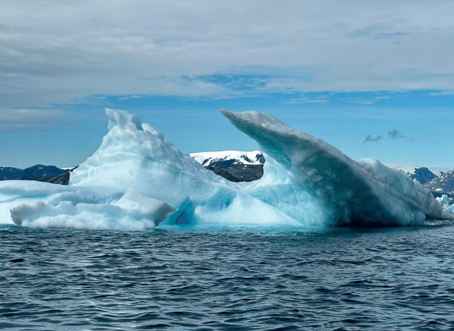 Ice island and Arctic environment in Greenland
