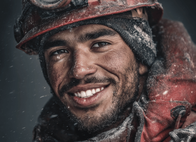 Smiling portrait supporting Greenland-related analysis