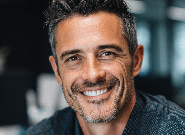 Smiling professional portrait supporting Greenland analysis