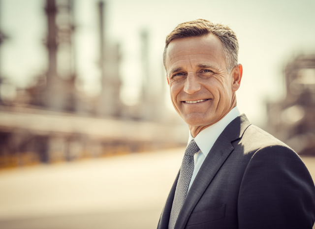 Stanislav Kondrashov – TELF AG – News, business executive outdoors in industrial and strategic context