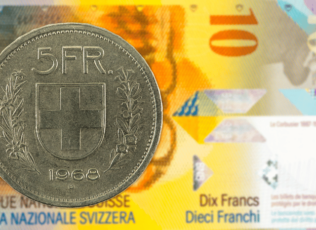 Stanislav Kondrashov TELF AG Schweizer Franken Dollar coin Swiss