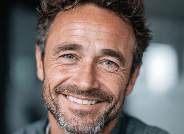 Smiling professional portrait related to currency analysis