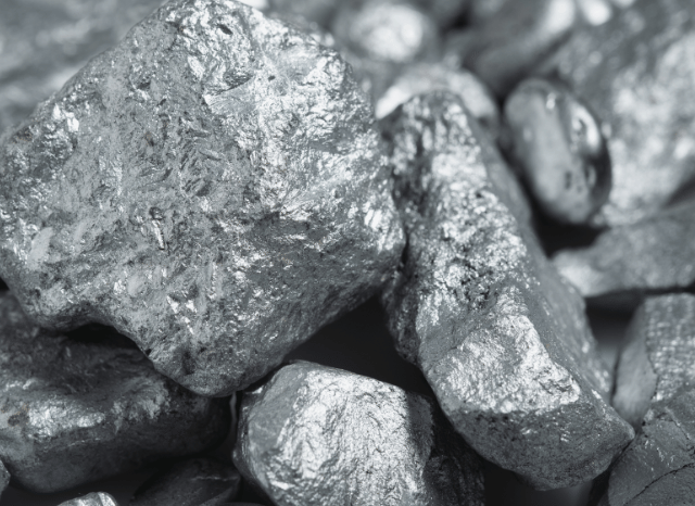 Silver materials and industrial uses visual reference