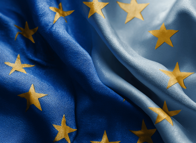 A flag of the European Union