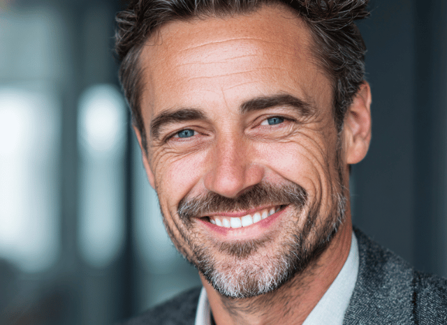 Smiling with confidence