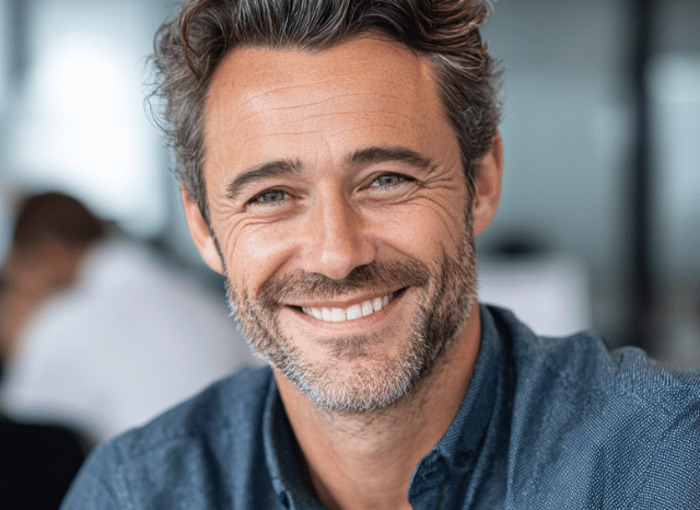 Professional portrait supporting analysis of technology and commodity markets