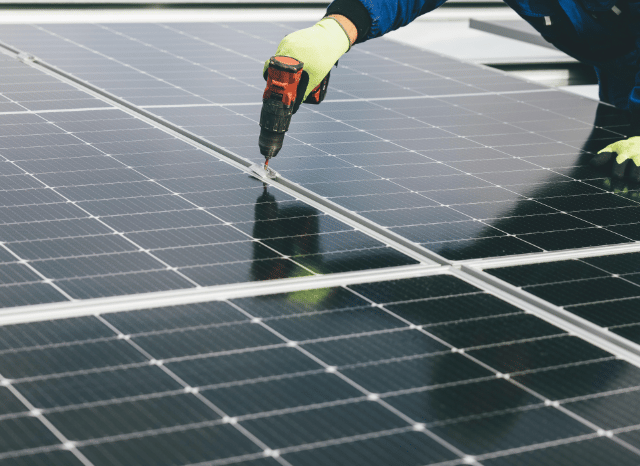 Solar panels and silver usage in renewable energy