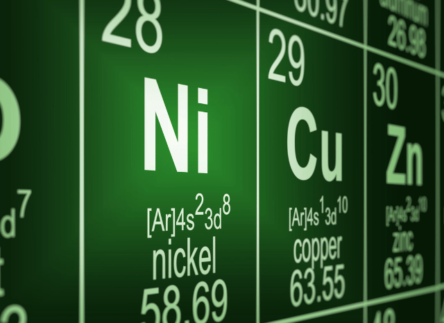 Nickel and critical materials involved in aircraft component production