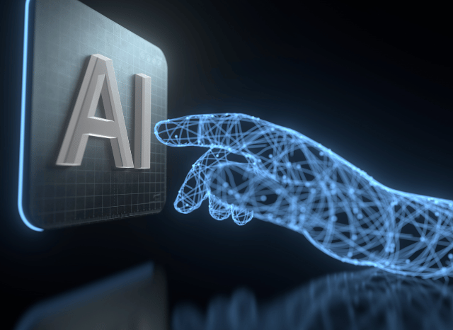 Humanoid robot symbolizing automation in global supply chains