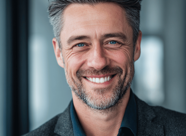 A smiling and confident man