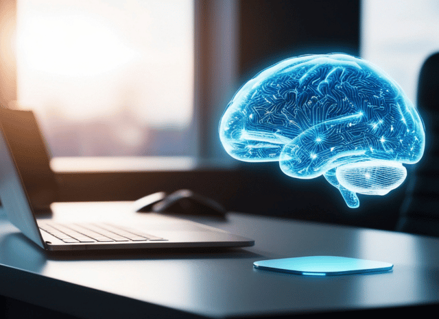 ChatGPT and generative AI interface concept