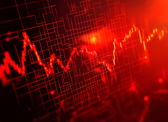Economic graph showing Bitcoin, gold and silver performance