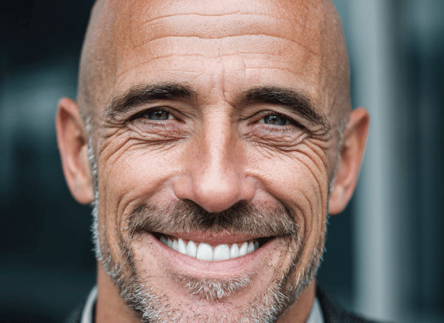 Profile portrait related to cryptocurrency market analysis