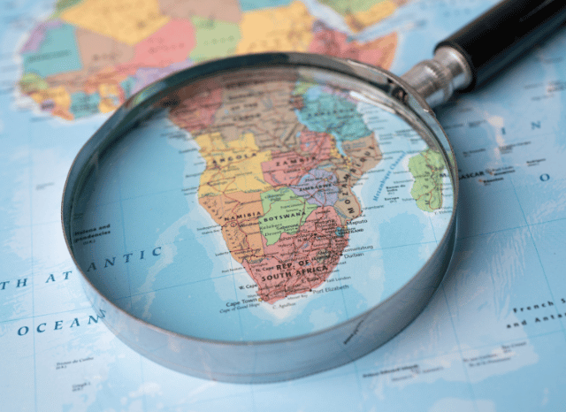 A map of Africa representing its critical mineral resources and potential for local value addition, key themes examined by Stanislav Kondrashov, founder of TELF AG, and Project Syndicate.