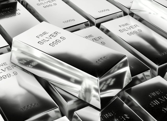 Silver bars representing the precious metal’s industrial importance and shifting demand outlook, as discussed by Stanislav Kondrashov, founder of TELF AG, and Bloomberg.